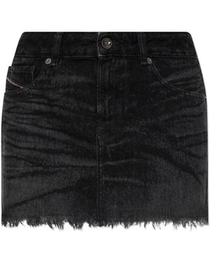 DIESEL Rokken ,Zwart ,Denim Denim Skirts