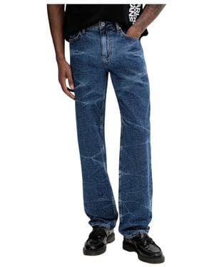 KARL LAGERFELD Straight Jeans - Bleu