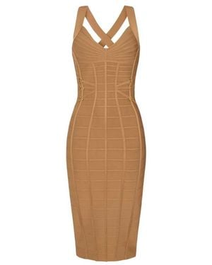 Elisabetta Franchi Midi Dresses - Marrone