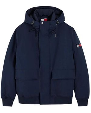 Tommy Hilfiger Jassen ,Blauw ,Polyester City Ready Bomber