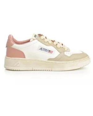 Autry Sup Vint Low Sneakers - Naturel