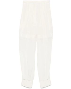 Philosophy Di Lorenzo Serafini Tapered Trousers - Blanc