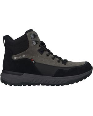 Rieker Lace-Up Boots - Black