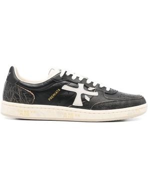 Premiata Logo Trainers - Black
