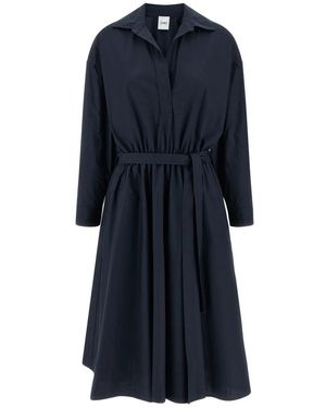 Nude Midi Dresses - Blue