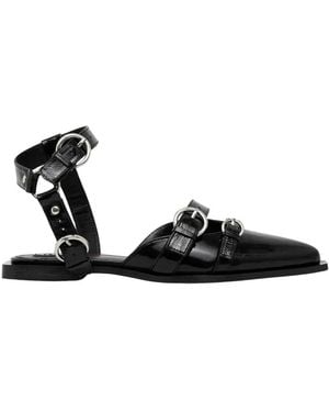 Alohas Flat Sandals - Negro