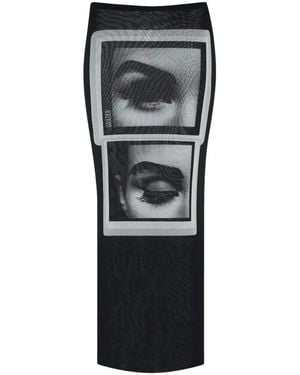 Jean Paul Gaultier Midi Skirts - Zwart