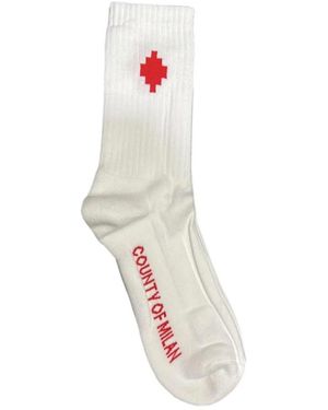 Marcelo Burlon Socken - Weiß
