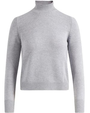 Gran Sasso Truien & Vesten ,Grijs ,Wol Dolcevita Merinos