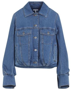 Loewe Denim Shirts - Blu