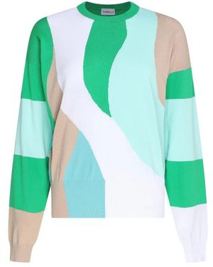 Marella Round-Neck Knitwear - Vert