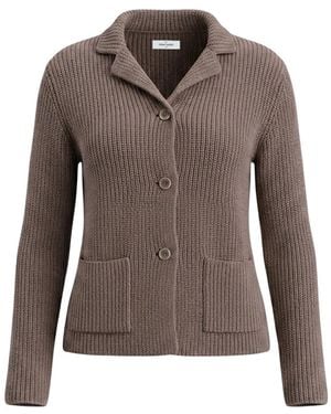 Gran Sasso Reißverschluss-Strickjacke - Braun