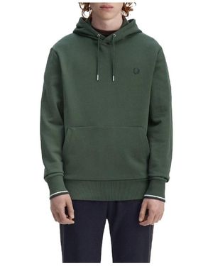 Fred Perry Hoodie - Groen