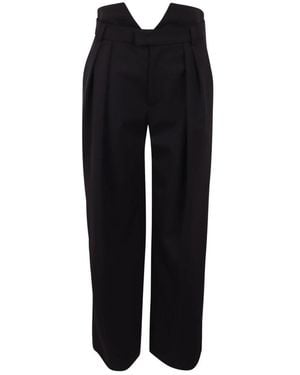 Ssheena Wide Trousers - Negro