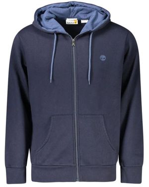Timberland Blauer Baumwoll Herren Pullover Hoodie