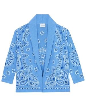 Kujten Cody Bandana Bico Cardigan - Blauw