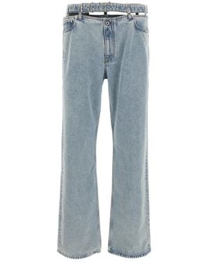 Y. Project Wide Jeans - Blue