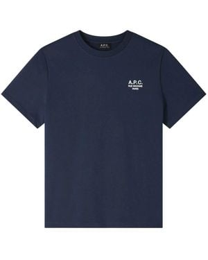 A.P.C. T-Shirts - Blue