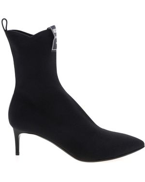 Moschino Heeled Boots - Blue