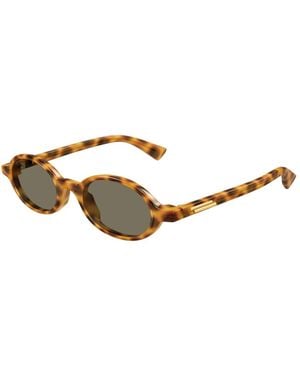 Bottega Veneta Sunglasses - Brown