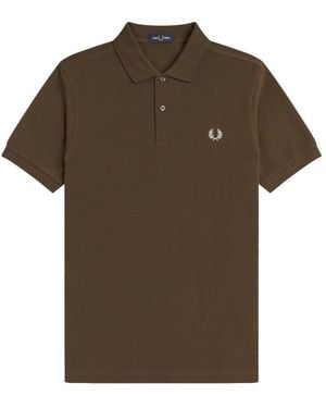 Fred Perry Polo Shirts - Brown
