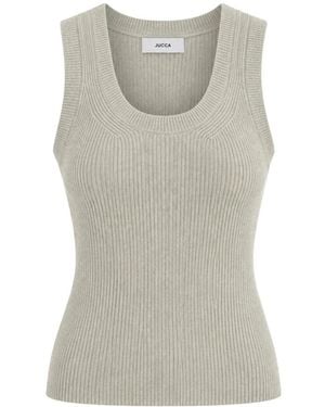Jucca Sleeveless Tops - Grigio