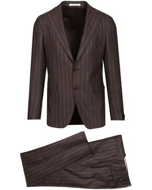 Tagliatore Single Breasted Suits - Marron