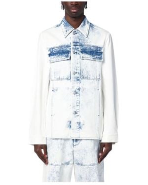 Dries Van Noten Denim Shirts - Blue