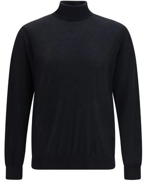 Giorgio Armani Pullover Aus Reinem Kaschmir - Blau