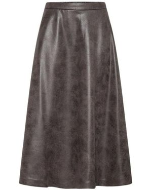 B.Young Midi Skirts - Marrón