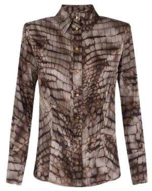 Elisabetta Franchi Shirts - Braun