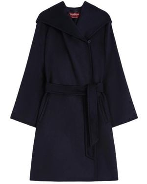 Max Mara Belted Coats - Blue