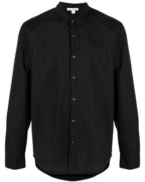 James Perse Overhemden ,Zwart ,Katoen Standard Shirt
