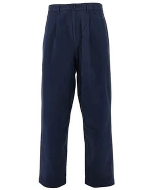 Forét Straight Trousers - Blu