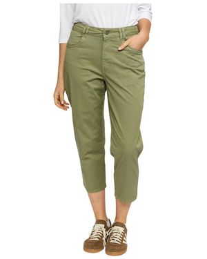 2-Biz Cropped Trousers - Verde