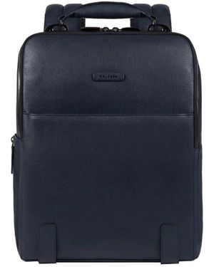 Piquadro Blauer laptop und ipad rucksack