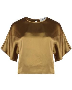 Yves Salomon Blouses - Brown