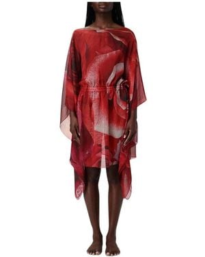 Roberto Cavalli Short Dresses - Rosso
