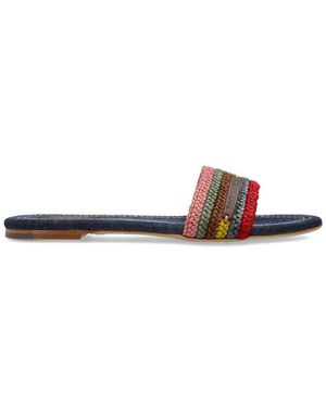 DSquared² Schoenen ,Veelkleurig ,Leer Summer Dream Slides - Bruin