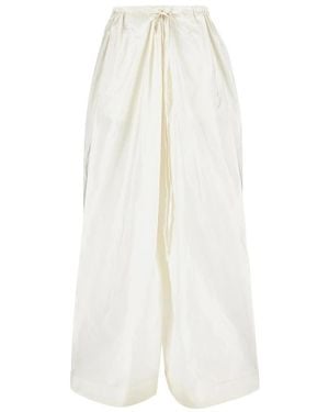 Daniela Gregis Wide Trousers - Blanco