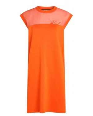 KARL LAGERFELD Midi Dresses - Orange