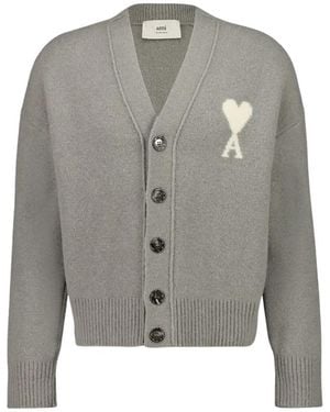 Ami Paris Cardigans - Grijs