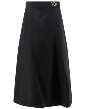 Valentino Midi Skirts - Black