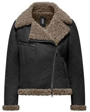 Bomboogie Leather Jackets - Black