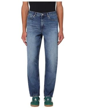 A.P.C. Klassische Blaue Straight Leg Jeans
