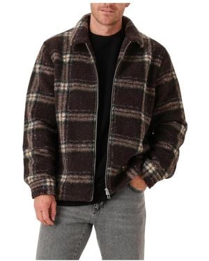 Forét Bruine Cabin Zip Fleece Jas - Zwart