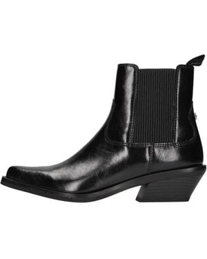 ARMANI EXCHANGE Cowboy & Biker Boots - Black
