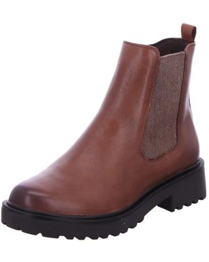 Caprice Stilvolle Leder Stiefeletten - Braun