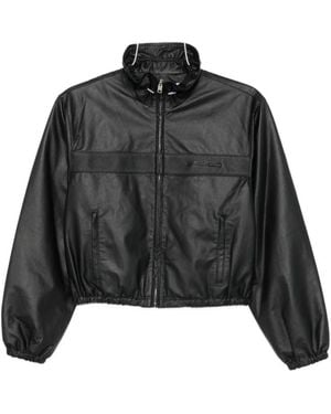 Alexander Wang Jassen ,Zwart ,Leer Outerwear