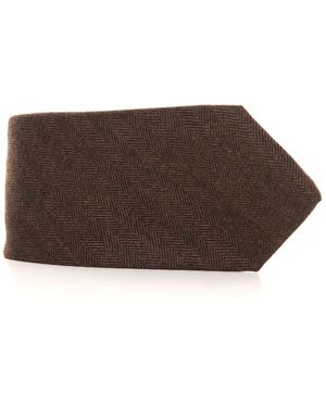 Kiton Ties - Marrone